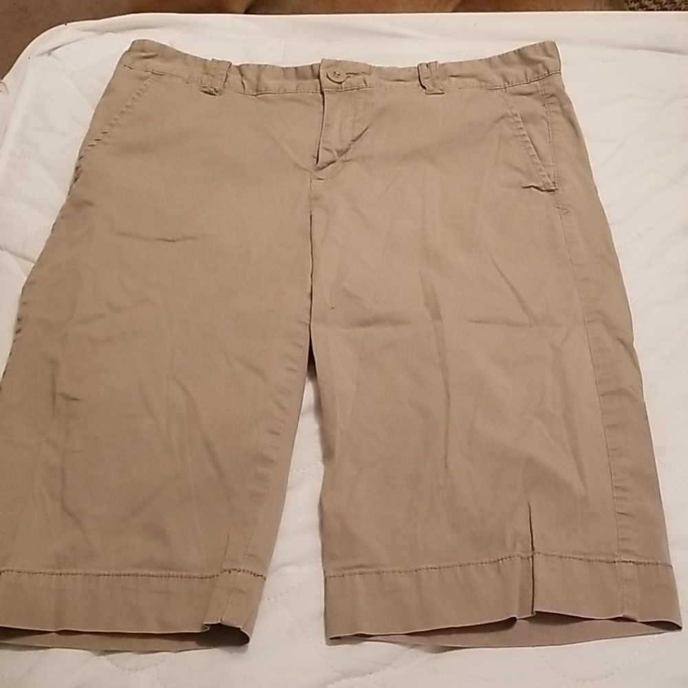 Calvin Klein tan shorts, size 10